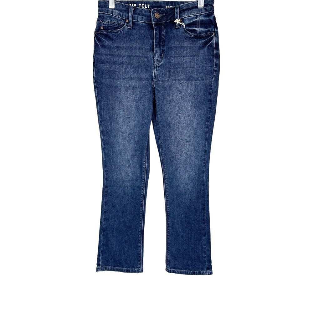 Laurie Felt Regular Forever Denim 5 Pocket Crop Baby Bell Jeans Ink Size 0